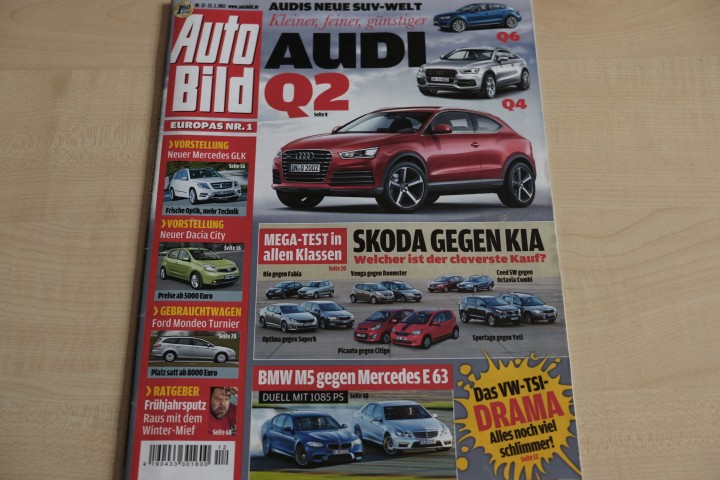 Deckblatt Auto Bild (12/2012)